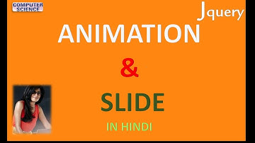 jQuery 5 ANIMATION AND SLIDE IN HINDI