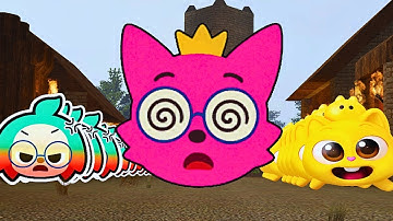 HOGI, PINKFONG and NINIMO Triple Threat ULTIMATE CHASE | Gmod Nextbot
