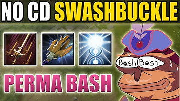 Double Swashbuckle Abuse with Permanent bash Combo [Infinite Bash of the Deep] Dota 2 Ability Draft