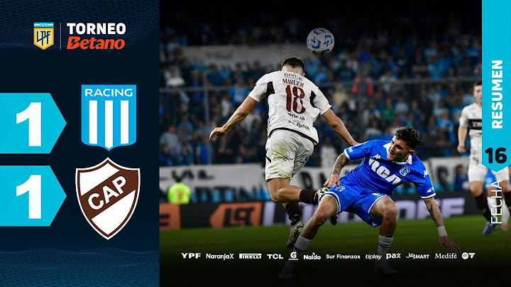 RACING 1 - 1 PLATENSE I Resumen del partido | #TorneoBetano 2024