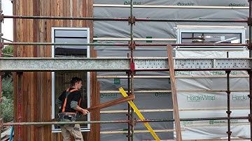 Installing Spotted Gum Shiplap Cladding