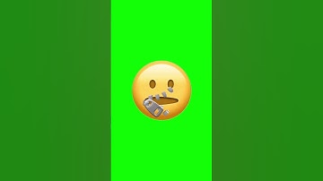 Zipper-Mouth Emoji (No Copyright Green-Screen) ♻️ GSUK #shorts