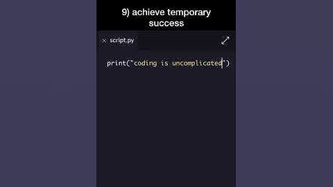 coding is shockingly uncomplicated