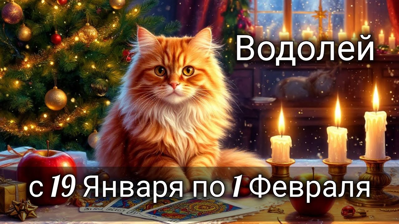 ❄️Водолей! Таро прогноз с 19 Января по 1 Февраля!
