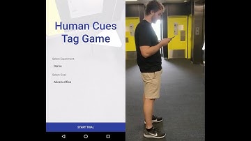 Human Cues for Robot Navigation Mobile App Demo