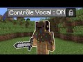 Je contrôle Minecraft avec ma Voix.. (ultra dur)