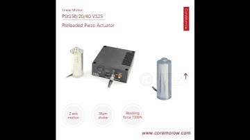 Preloaded Piezo Actuator for adaptive optics,Shock absorption,Precision machinery and machining.