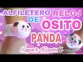 CÓMO HACER UN ALFILETERO DE MUÑECA /ALFILETERO RELOJ OSITO PANDA