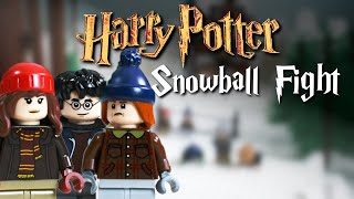 LEGO Harry Potter - Snowball Fight (stop-motion)