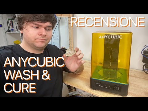 Pulire e solidificare le stampe 3D in resina: Recensione Anycubic Wash & Cure
