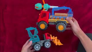 Super Toy Truck Moving Wood in Forest Action Fun Load It and Go for a Forest Adventure Fun