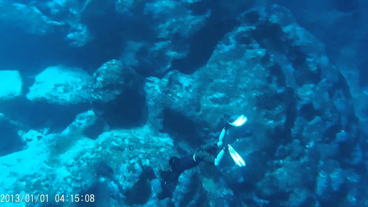 SAIPAN grotto free diving YouTube