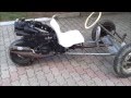 go kart artigianale (homemade 3 wheel go kart)