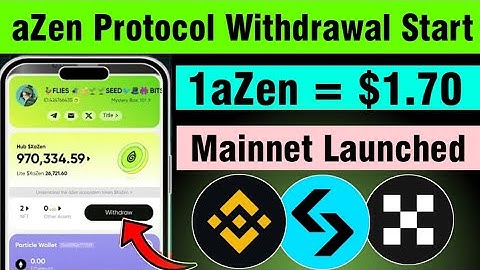 aZen Protocol Airdrop Withdrawal Process | aZen Airdrop listing Date & Price | Azen Airdrop Claim
