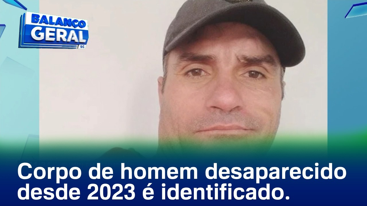 Sumiu em Blumenau: corpo de homem desaparecido desde 2023 é identificado