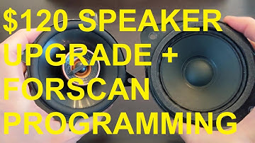 2021+ Ford Bronco - Infinity Speaker Upgrade Plus FORScan Programming