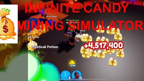 How to get a lot of halloween candy in Mining Simulator 2