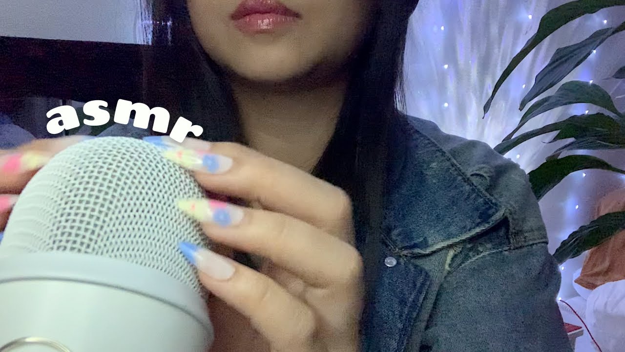 asmr | fast and semi aggressive BARE MIC SCRATCHING ONLY (no cover ...