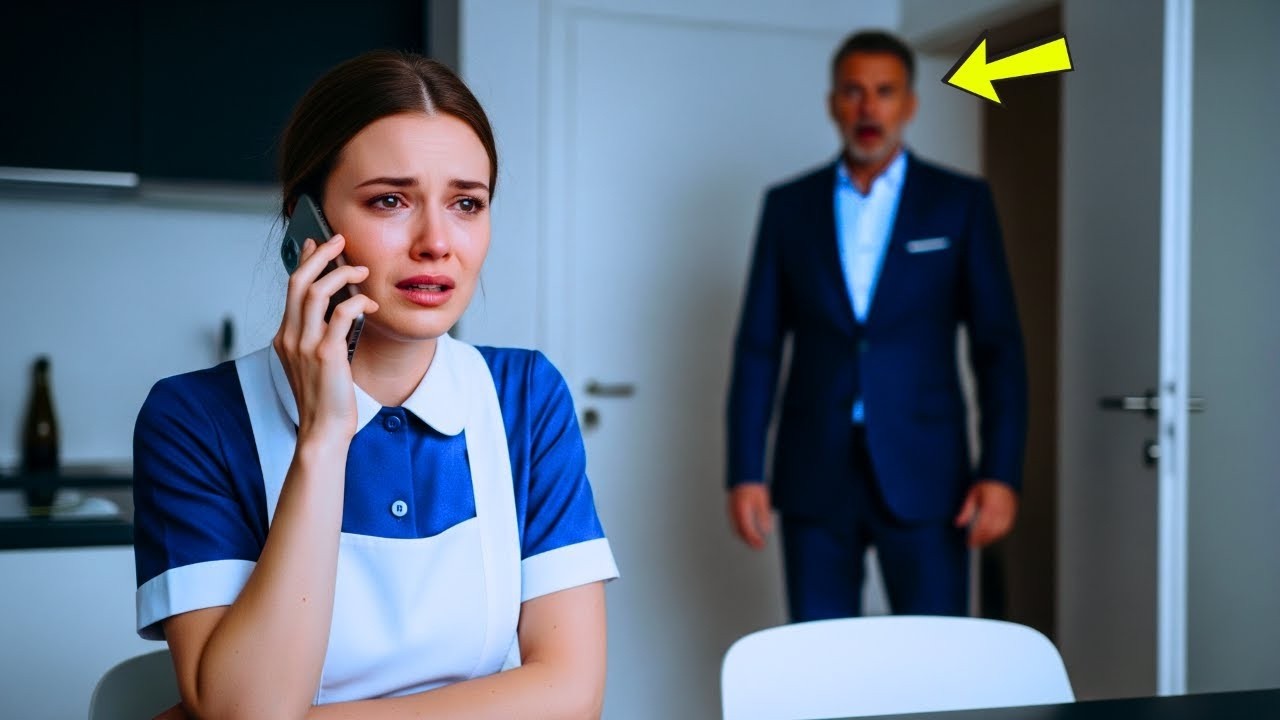 Necesito un novio para mañana” — un millonario oye el secreto de su limpiadora