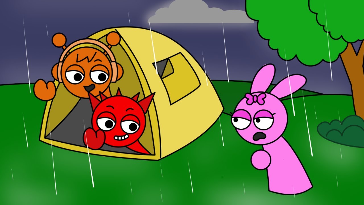 Will Orange And Red Help Pinki? | Incredibox Sprunki Coloring Story ...