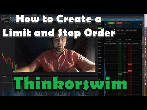 Cara Membuat Limit dan Stop Order di ThinkorSwim! | Perdagangan Saham / Berita