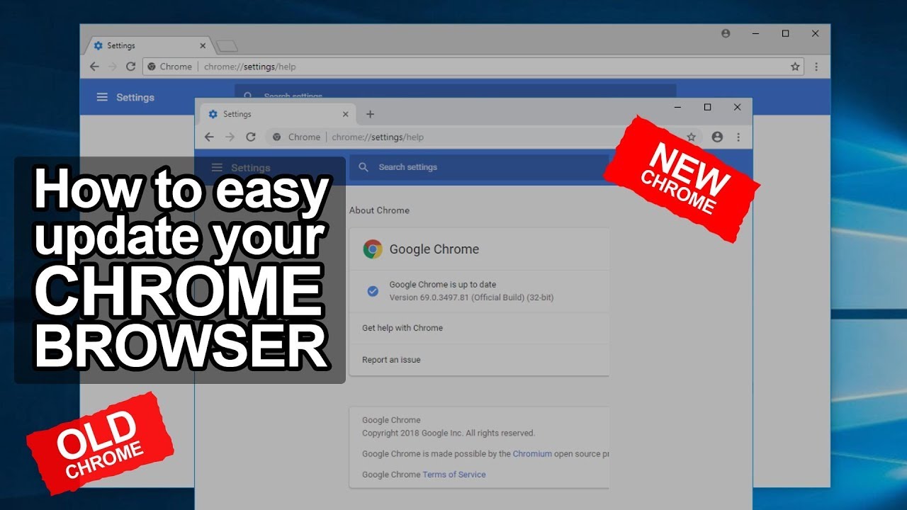 Howto Chrome Browser Update Very Easy Youtube