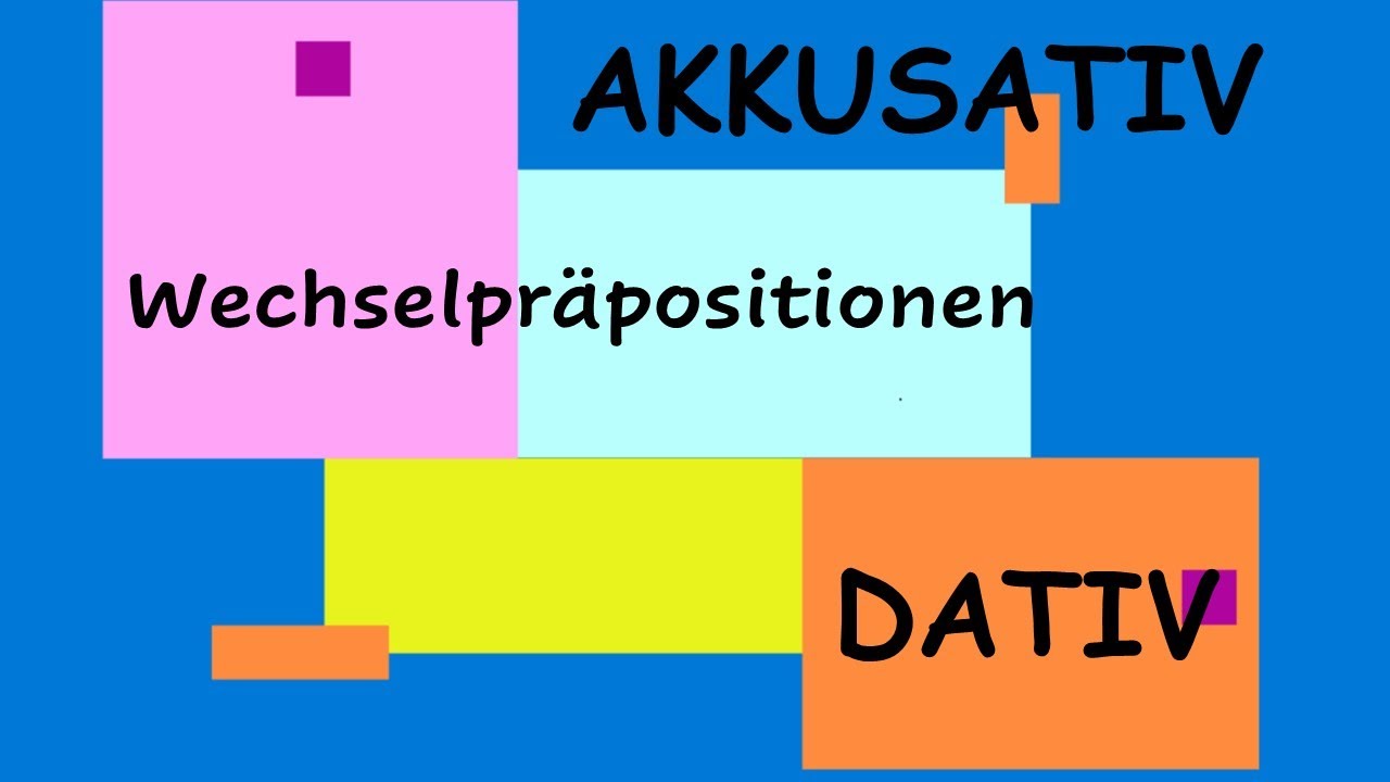 Wechselpräpositionen / Akkusativ-Dativ