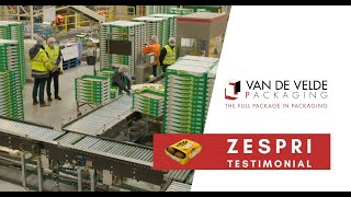 Van de Velde Packaging - Zespri testimonial - EN