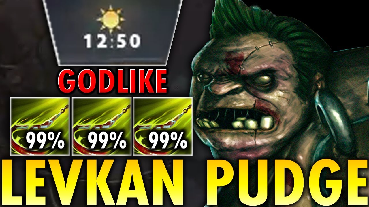 Legendary is Back!! Levkan 12Mins GodLike Pudge With 99% Accurate Hooks | Genius Pudge