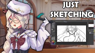Just Sketching! (I'll probably draw something edgy lol) 【NIJISANJI EN | Aia Amare 】