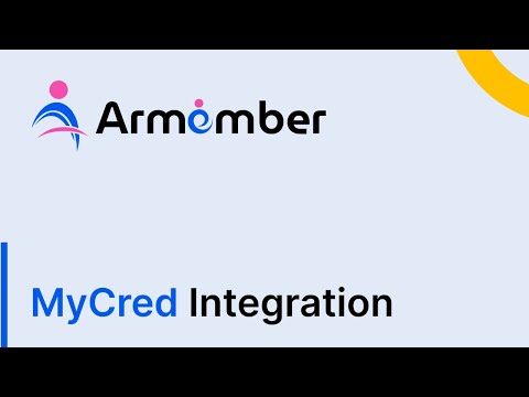 How to Configure MyCred Integration Inbuilt Addon with ARMember Pro Plugin