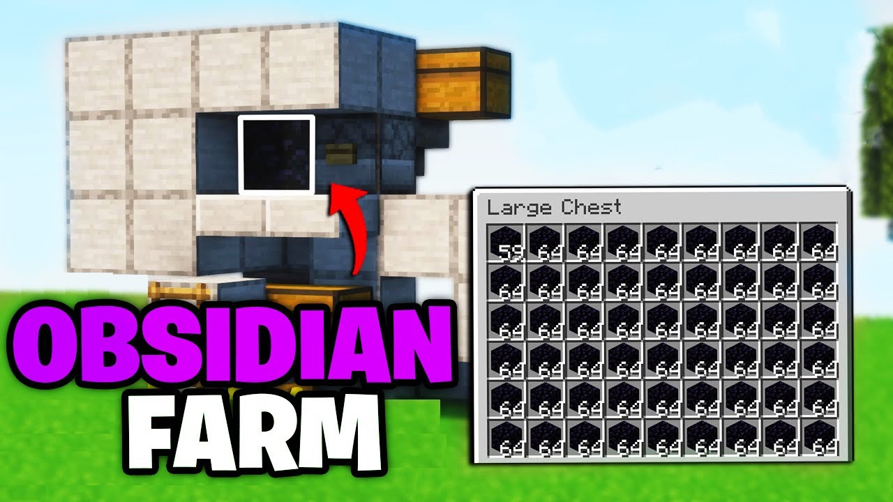 Minecraft Obsidian Farm bauen Tutorial - Obsidian Farm bauen in Minecraft 1.21