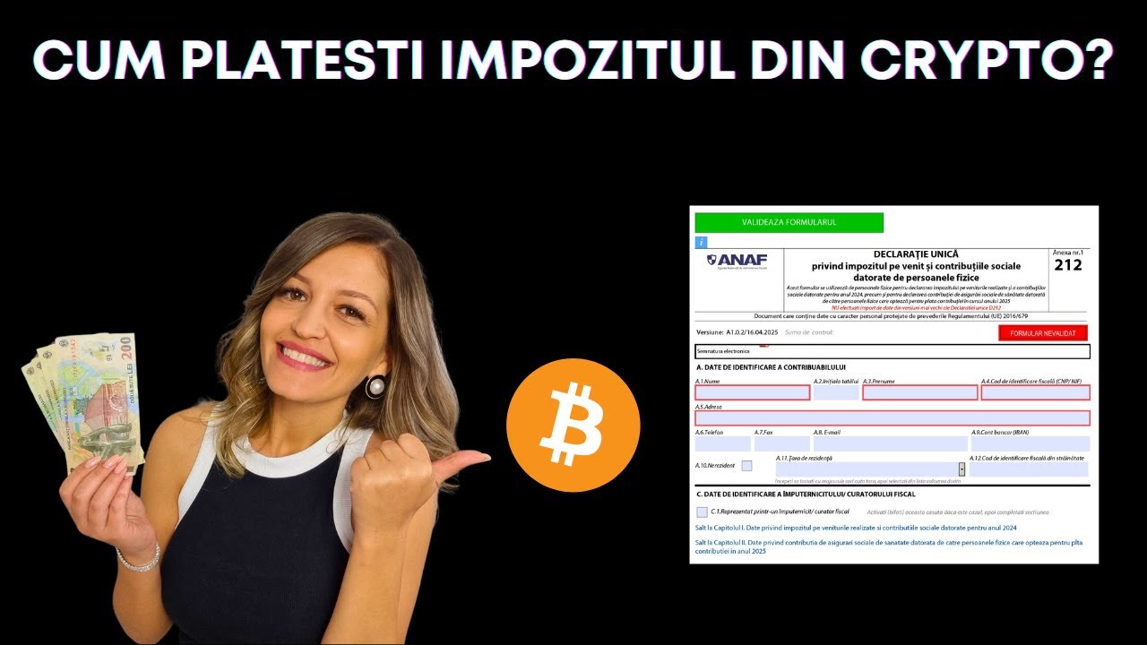 Cum iti platesti impozitul crypto la ANAF in 2025? Tutorial pas cu pas! -  YouTube