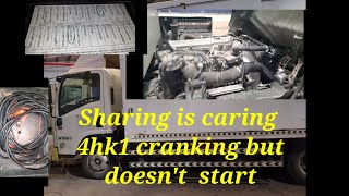 Sports Performance #4HK1isuzu #doesn'tstart #Cranking    4hk1 engine cranking but doesn't start.