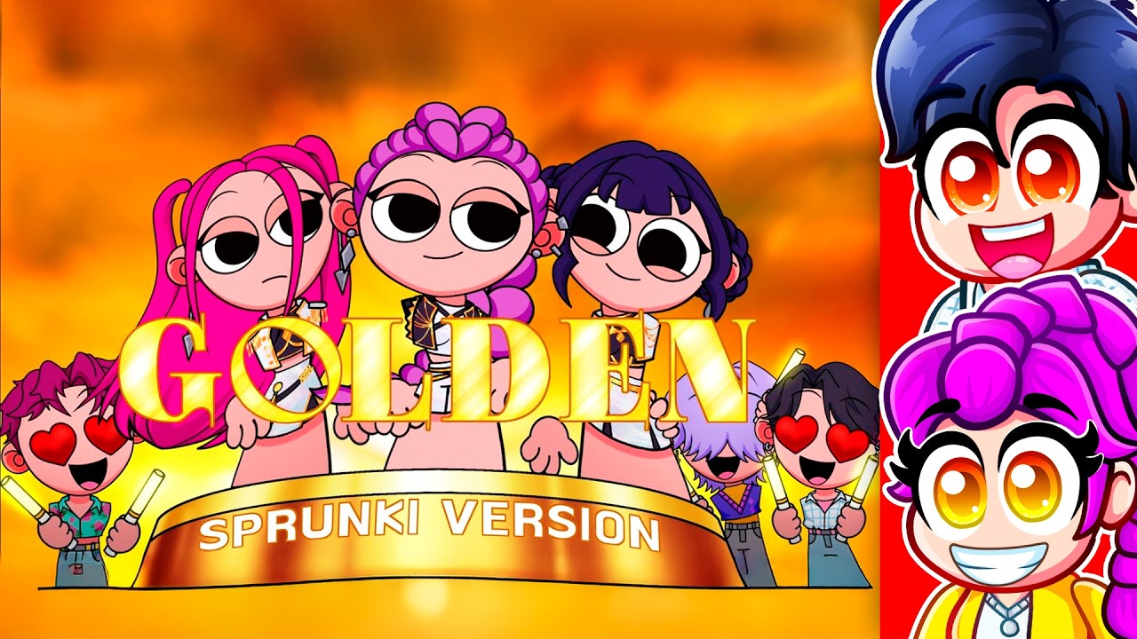 JINU and RUMI React to GOLDEN x SPRUNKI (K-Pop Demon Hunters Parody)