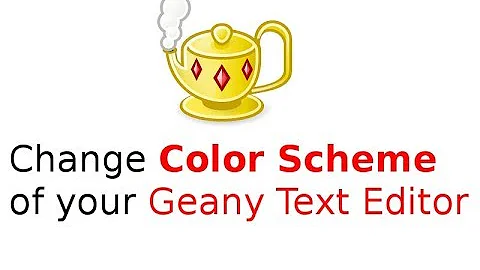 Change the Color Scheme of your Geany Text Editor - Geany Dark Mode