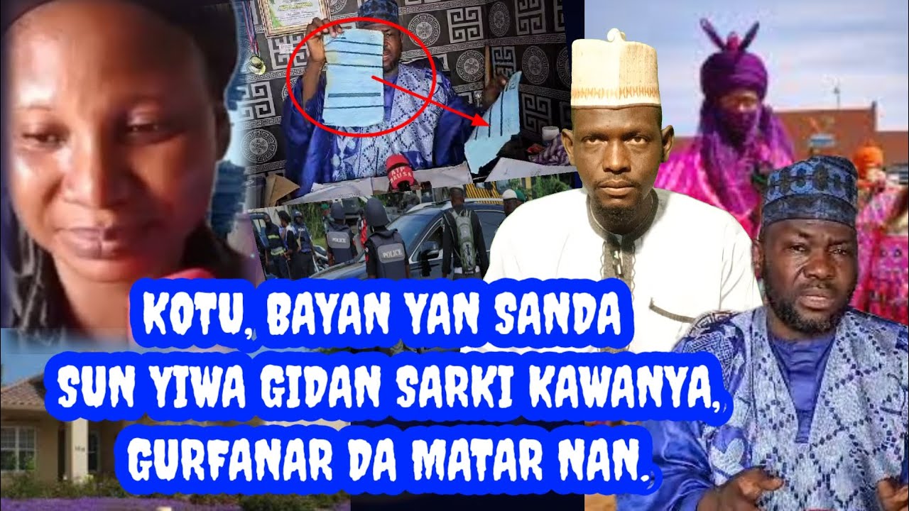 Kotu, bayan yan sanda sun kewaye gidan sarki, An gurfanar da matar da ...
