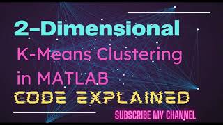 K-Means Clustering Examples (2-DImensional) in MATLAB