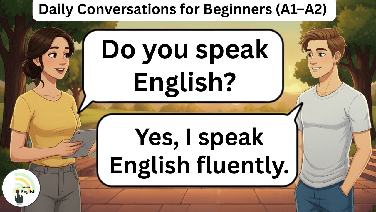 Simple English Practice | Daily Speaking Lessons for Beginners (A1–A2 ...