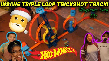INSANE HOTWHEELS TRIPLE LOOP TRACK CHALLENGE!