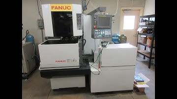 Fanuc Robocut Alpha-Oic CNC Wire EDM with Auto Wire Thread, Chiller