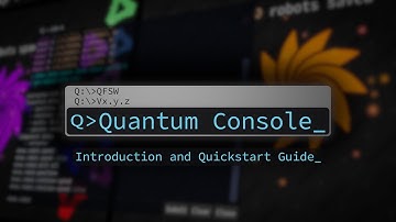 Quantum Console - Introduction and Tutorial