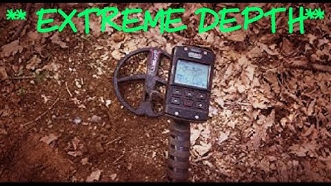 XP DEUS II: VERY EXTREME depth test. 20”.