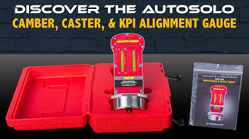 Camber, Caster & Kingpin Inclination in One Tool! | AutoSolo Magnetic Wheel Alignment Gauge