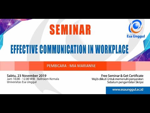 Effective Communication in Workplace