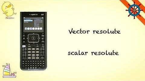 writing a program for vector resolute - programming on TI #1