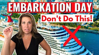 13 BIG Embarkation Day Mistakes Not to Make on a Cruise