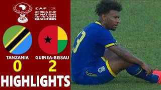 Tanzania vs Guinea-Bissau Highlights – SILENCE IN DAR ES SALAAM😟 | AFCON 2027 Qualifiers Group Stage