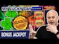 🍀 MY LUCKY DAY at The Casino! 💸 High-Limit Dragon Link Slot Machine Brings Me TWO HANDPAYS