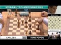 EXCITING BISHOP ENDGAME!!! CARLSEN VS IVAN POPOV | WORLD BLITZ CHAMPIONSHIP 2018